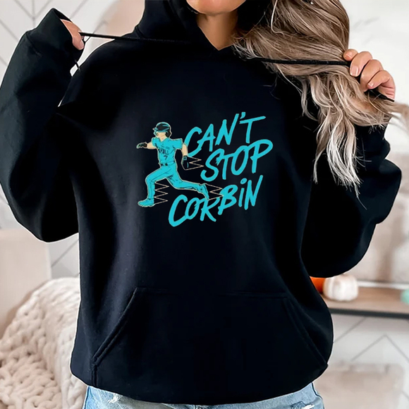 Corbin Carroll Can_t Stop Corbin Dbacks Vintage 90s Style Hoodie - Picture 1 of 3